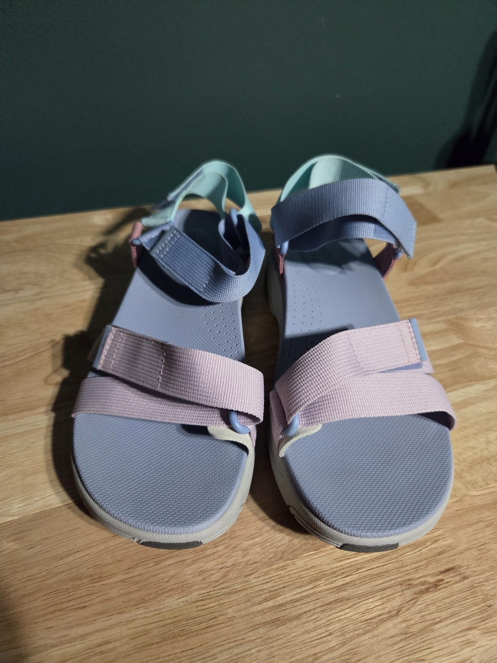 NWOB Dansko Raquel Sky Multi Webbing Recycled Sandals - EU 39